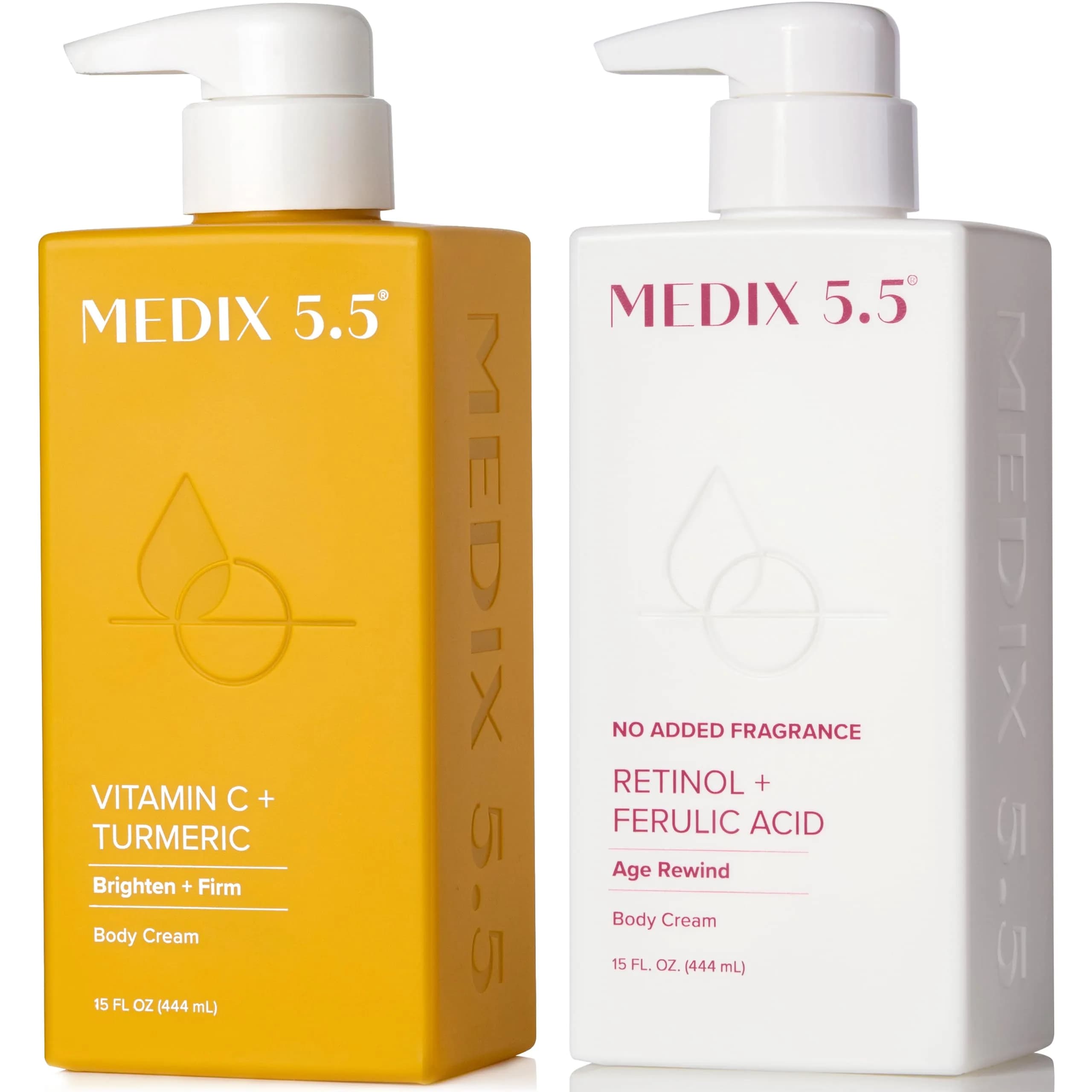 Medix 5.5 Vitamin C + Unscented Retinol Cream 2-Piece Skin Care Set - main product image
