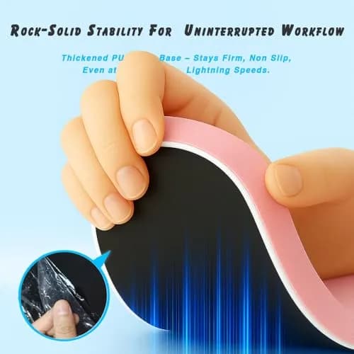 DEMON CHEST ErgoComfort Gel Wrist Rest Mouse Pad & Keyboard Wrist Rest Set, 25cm (10.2" L x 7.9" W) | Ergonomic Support for Office & Gaming thumbnail 5