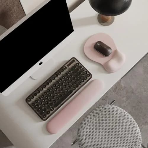 DEMON CHEST ErgoComfort Gel Wrist Rest Mouse Pad & Keyboard Wrist Rest Set, 25cm (10.2" L x 7.9" W) | Ergonomic Support for Office & Gaming thumbnail 2