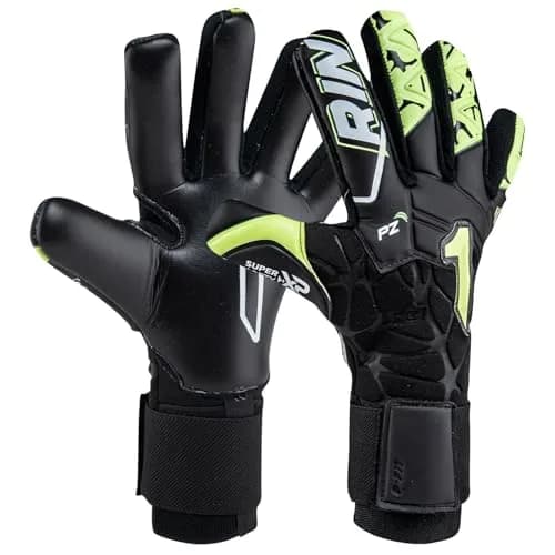 Rinat Xtreme-Dominius Prime Goalkeeper Glove (Black/Yellow, 10) | High-Performance Goalkeeping Gear thumbnail 1
