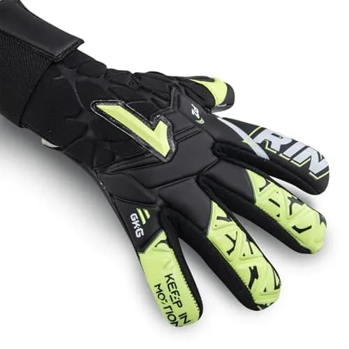 Rinat Xtreme-Dominius Prime Goalkeeper Glove (Black/Yellow, 10) | High-Performance Goalkeeping Gear thumbnail 2