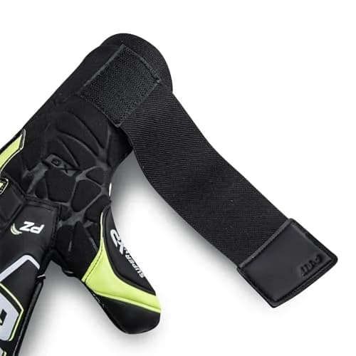 Rinat Xtreme-Dominius Prime Goalkeeper Glove (Black/Yellow, 10) | High-Performance Goalkeeping Gear thumbnail 3