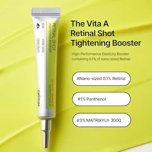 celimax The Vita A Retinal Shot Tightening Booster 15ml (0.51 fl.oz) | Targets Wrinkles & Enlarged Pores thumbnail 3