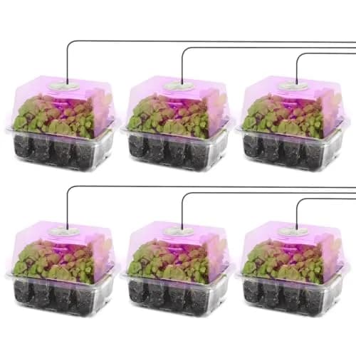 MIXC Seed Starter Kit with Grow Light & Humidity Dome | Indoor Plant Germination Set thumbnail 1