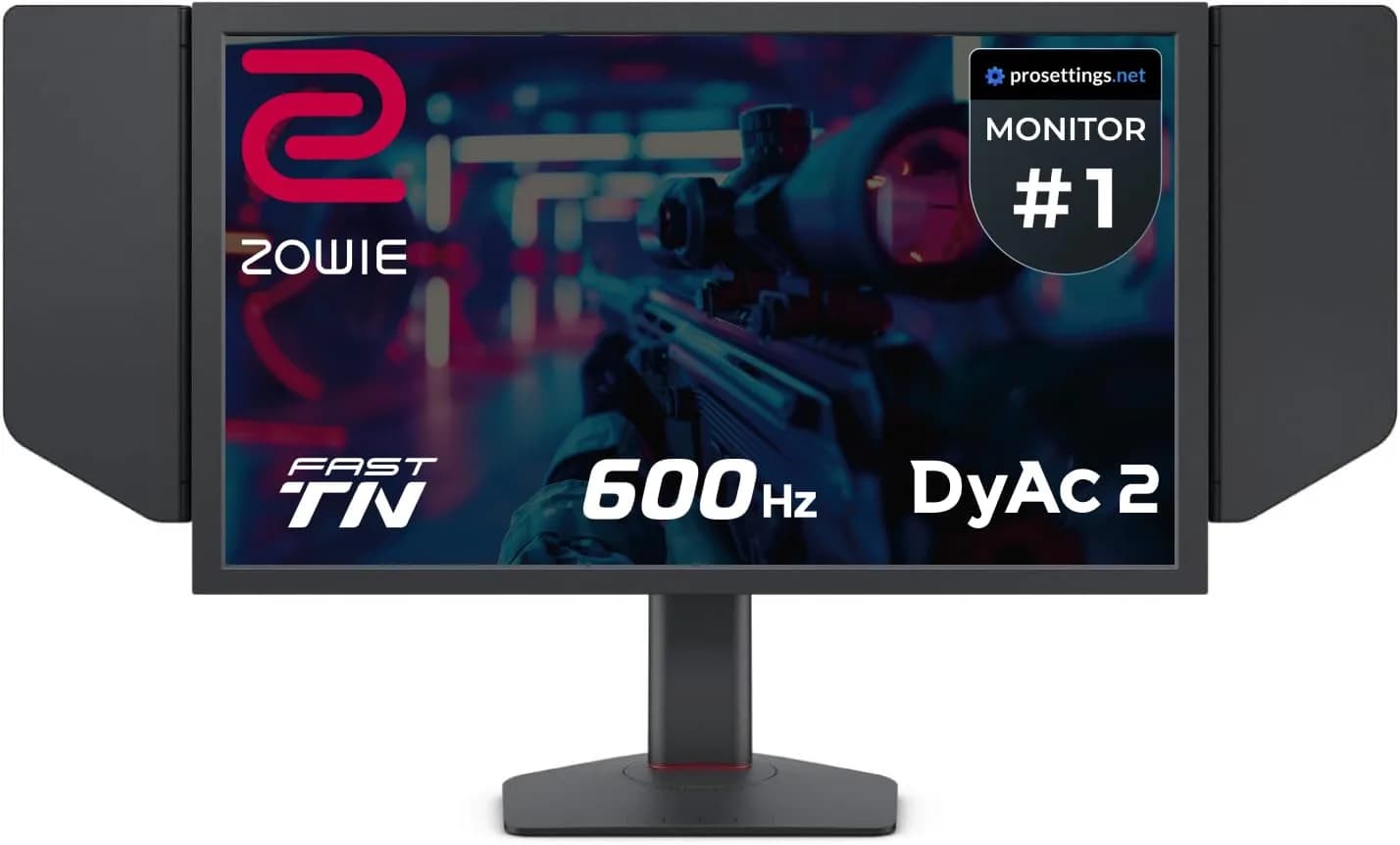 BenQ Zowie XL2586X+ 24.1 DyAc 2 600Hz Fast TN Gaming Monitor for Esports | Industry-Leading Motion Clarity — Upgrade version from XL2586X-600hz with DyAc 2