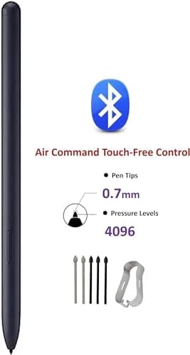 SLQ Stylus Pen for Samsung Galaxy Tab S10/10+ Plus/S10 Ultra, Black | 4096 Pressure Levels, Bluetooth thumbnail 2