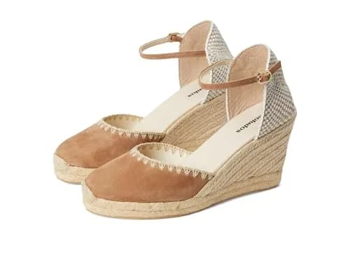 Soludos Marseille Wedge Espadrille 8 Medium | Organic Cotton & Suede, 3.5in Wedge thumbnail 1