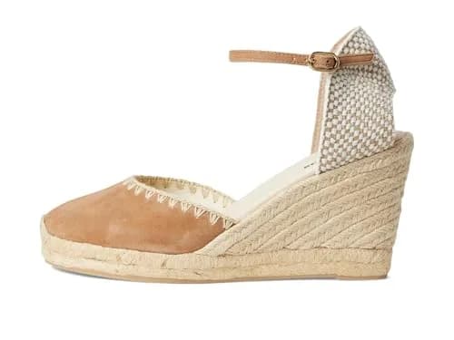 Soludos Marseille Wedge Espadrille 8 Medium | Organic Cotton & Suede, 3.5in Wedge thumbnail 4
