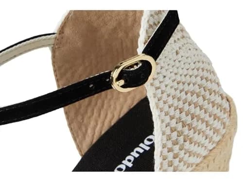 Soludos Marseille Wedge Espadrille 3.5 in Suede Black | Timeless Spanish Style with Modern Twist thumbnail 6