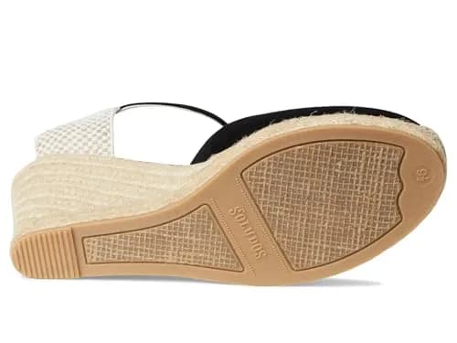 Soludos Marseille Wedge Espadrille 3.5 in Suede Black | Timeless Spanish Style with Modern Twist thumbnail 3