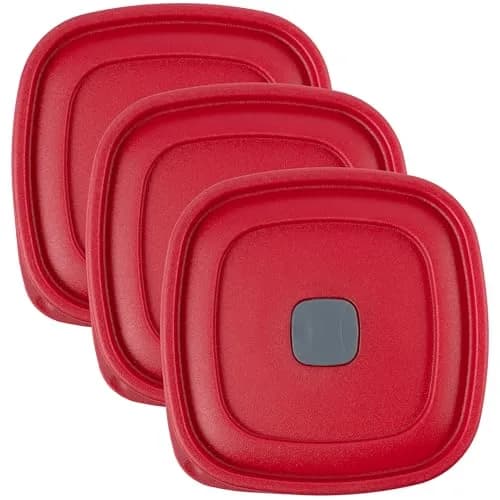 MRX Solutions Replacement Vented Lids for Rubbermaid 3, 5 & 7-Cup Food Storage Containers | BPA-Free, 6 7/8 Inches thumbnail 1