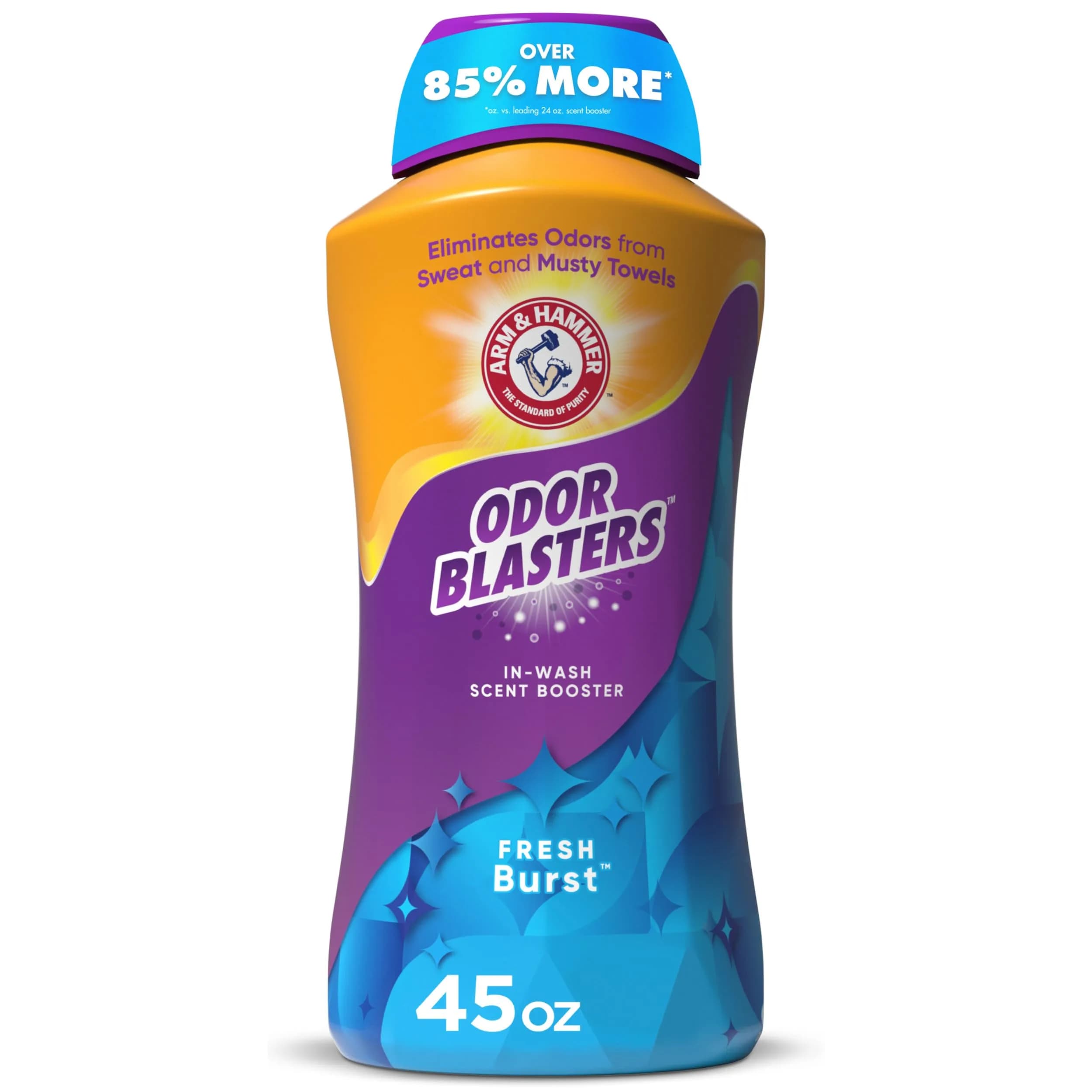 ARM & HAMMER Odor Blasters In-Wash Scent Booster Fresh Burst 1.28kg (45 Oz) | Eliminates Tough Odors - main product image
