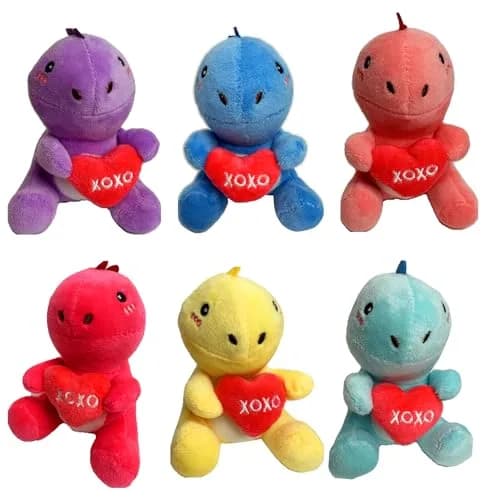 Rdogeia 6PCS Cute Dinosaur Plush Toys Set | ASTM-Tested Polyester thumbnail 7