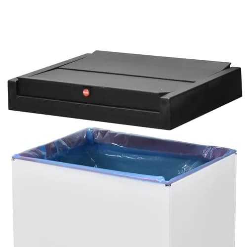 Hailo New Big Box Dedicated Lid 60087 | 1.4 gal (40 L) / 60 L Common | ABS Material, Black thumbnail 3