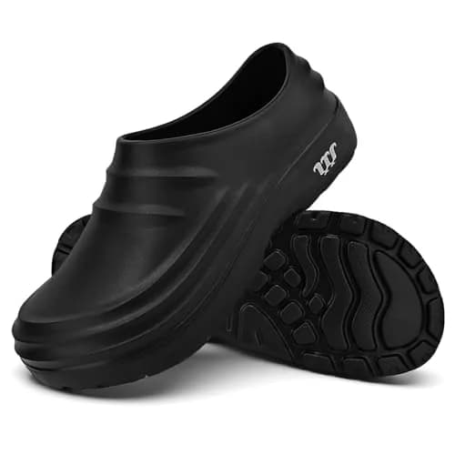 Deedlite Armadillo Chef Shoes for Men - Slip Resistant Waterproof Lightweight (6 Women/4 Men) | Non-slip Kitchen Clogs thumbnail 1