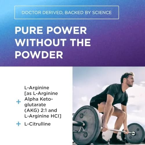 DR. EMIL NUTRITION Nitric Oxide Booster 90 Tablets | 3,150 mg L-Arginine & L-Citrulline for Workout Performance thumbnail 3