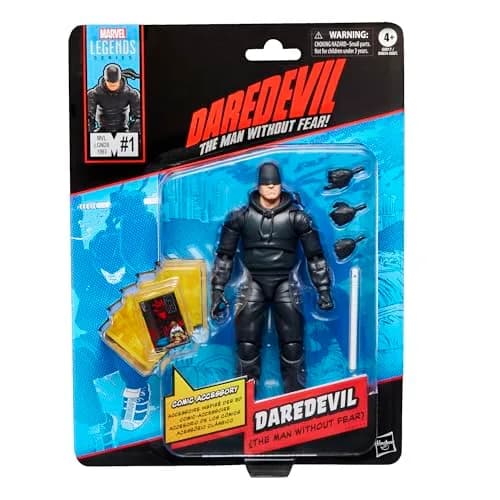 Marvel Legends Series Daredevil The Man Without Fear Comics-Inspired Action Figure 6-Inch | Poseable Collectible thumbnail 1