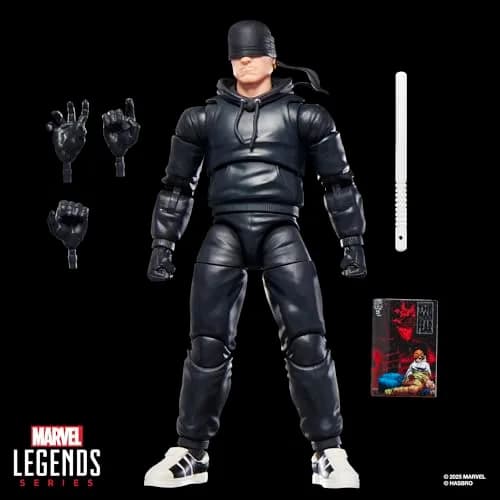 Marvel Legends Series Daredevil The Man Without Fear Comics-Inspired Action Figure 6-Inch | Poseable Collectible thumbnail 2