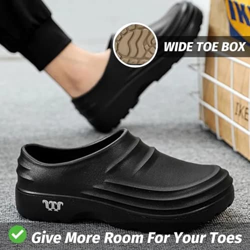 Deedlite Armadillo Chef Shoes for Men - Slip Resistant Waterproof Lightweight thumbnail 5