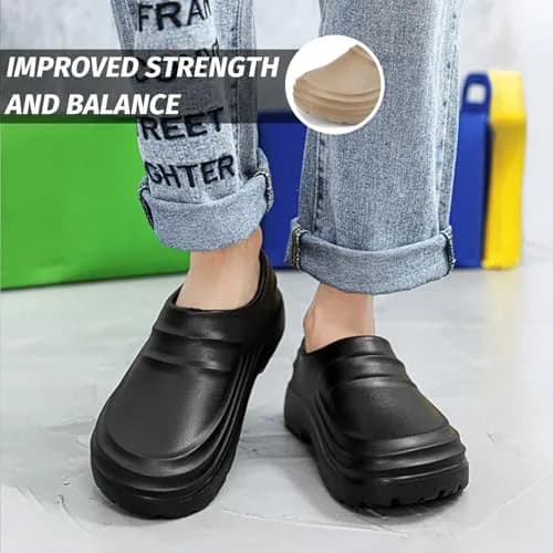 Deedlite Armadillo Chef Shoes for Men - Slip Resistant Waterproof Lightweight thumbnail 3