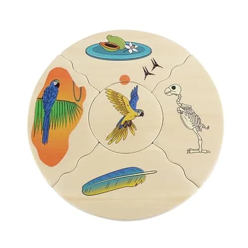 Beleduc Nawito Animal Species Puzzles | Educational Wooden Animal Puzzle Set for Kids thumbnail 3