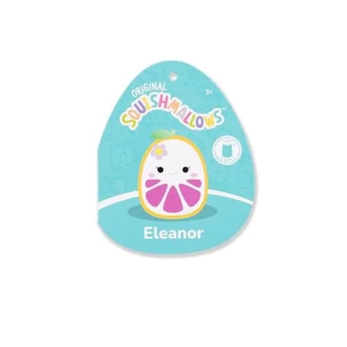 Squishmallows Original Eleanor The Yellow Grapefruit Plush 5in (12.7cm) | Official Jazwares Toy thumbnail 3