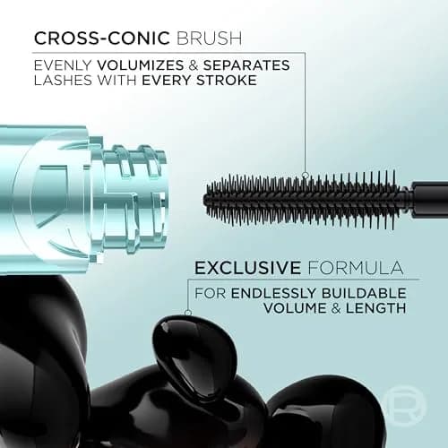 L'Oreal Paris Paradise Big Deal Waterproof Mascara 0.33 Fl Oz | Buildable, Volumizing & Lengthening for Sensitive Eyes thumbnail 5