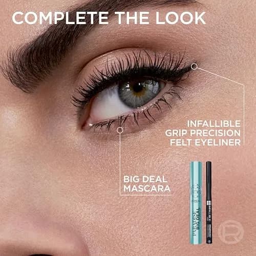 L'Oreal Paris Paradise Big Deal Waterproof Mascara 0.33 Fl Oz | Buildable, Volumizing & Lengthening for Sensitive Eyes thumbnail 7