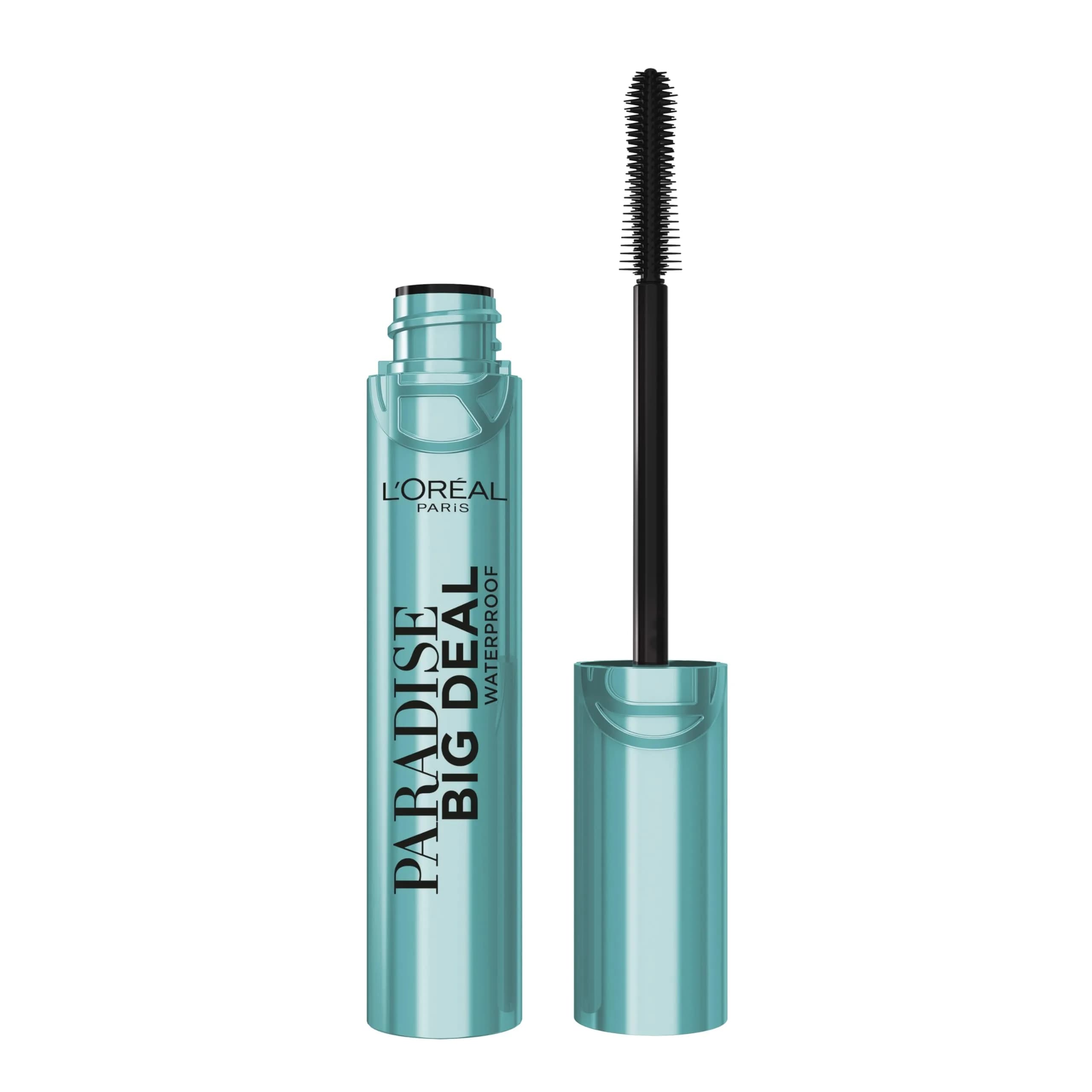 L'Oreal Paris Paradise Big Deal Waterproof Mascara 0.33 Fl Oz | Buildable, Volumizing & Lengthening for Sensitive Eyes — Black Waterproof