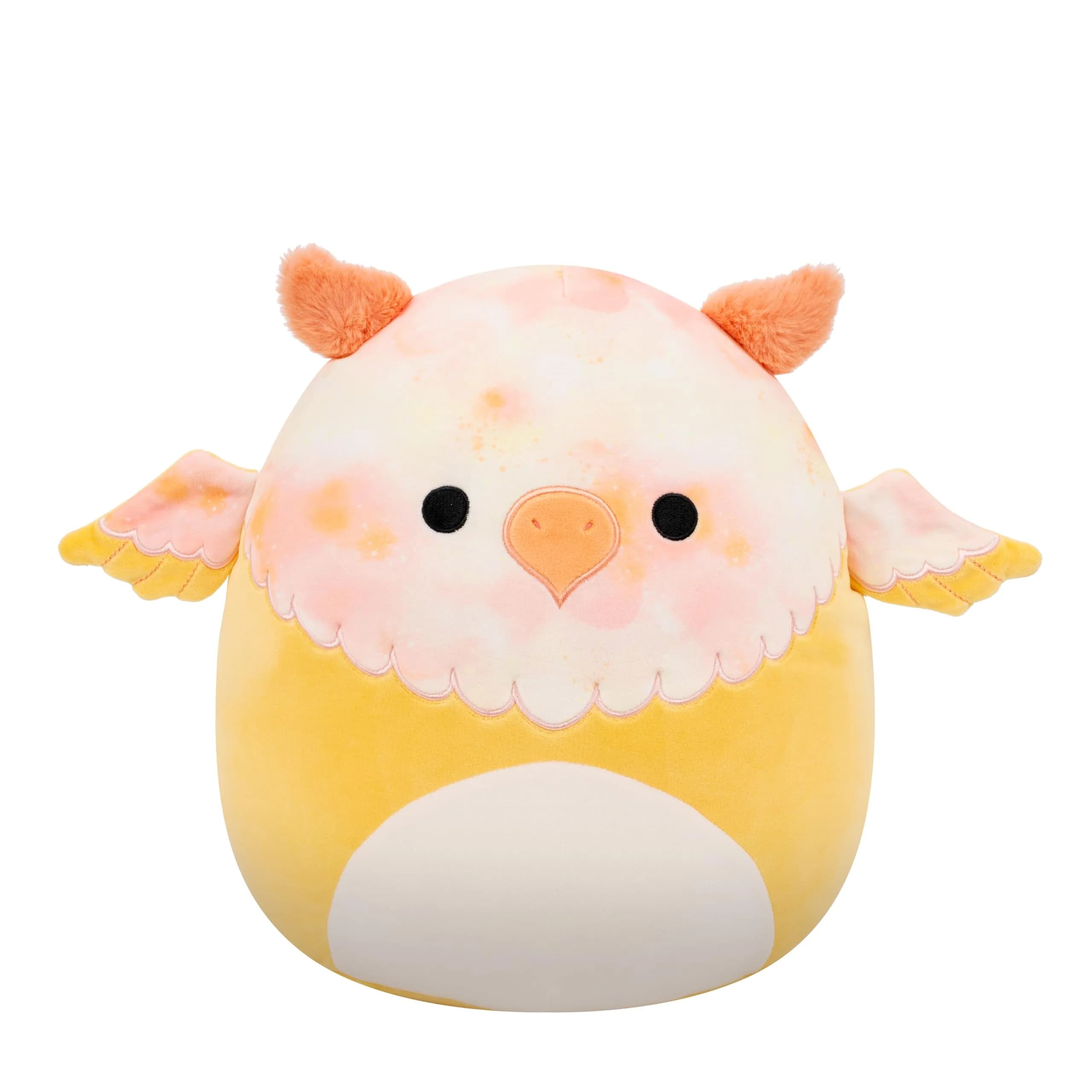 Squishmallows Original 12in Mito the Yellow Tie-Dye Griffin | Official Plush for Kids & Collectors — Yellow Tie-dye Griffin