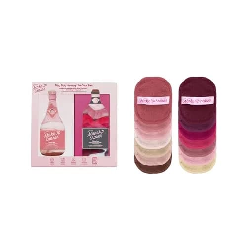 MakeUp Eraser Sip Sip Hooray 14-Day Gift Set | Erase All Makeup With Just Water, Including Waterproof Mascara thumbnail 1