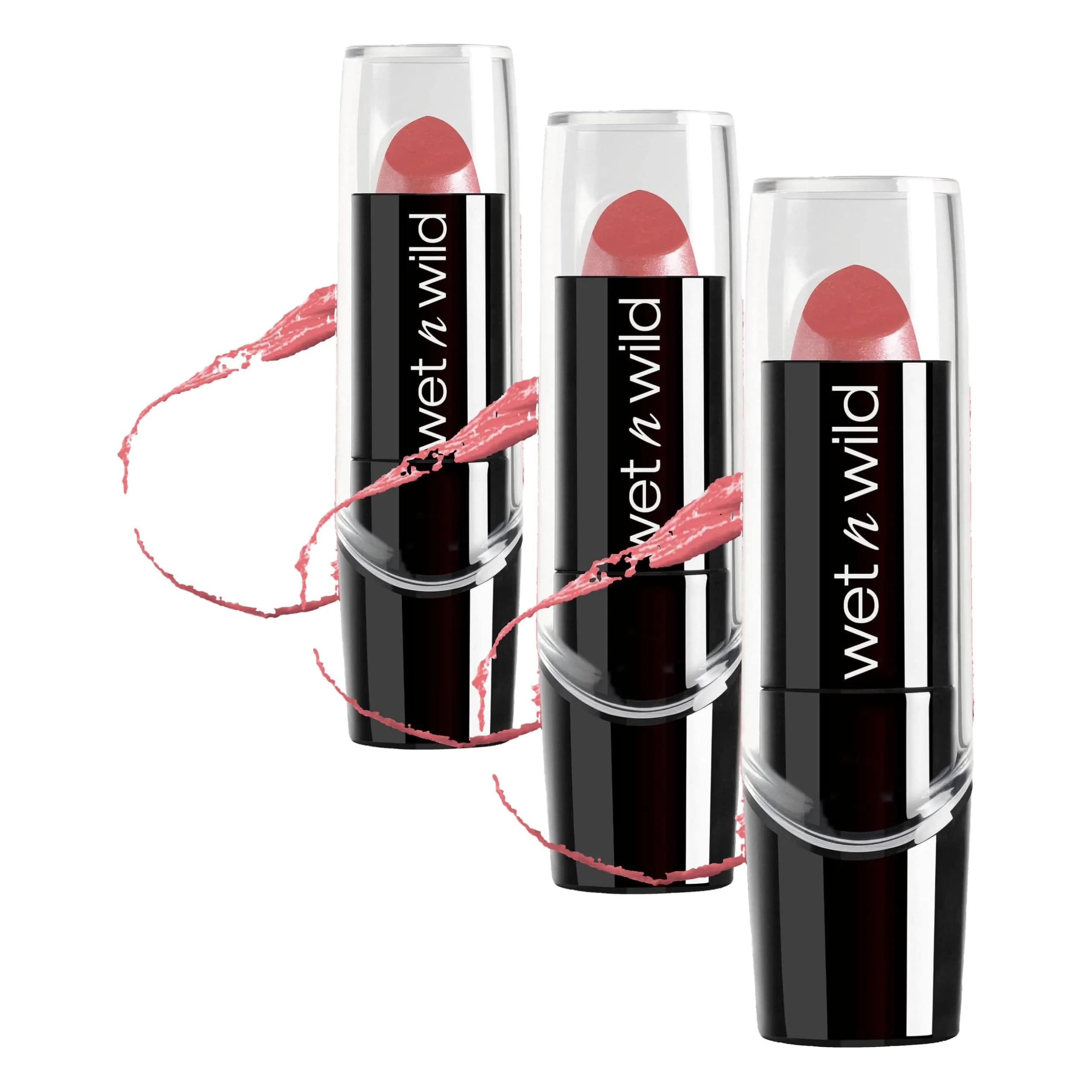 wet n wild Silk Finish Lipstick in Sunset Peach | Hydrating, Buildable Lip Color with Vitamins A & E - main product image