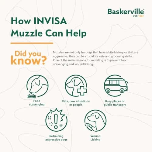 Baskerville INVISA Basket Dog Muzzle Size 1 | Transparent, Comfortable & Safe for Small Dogs thumbnail 7