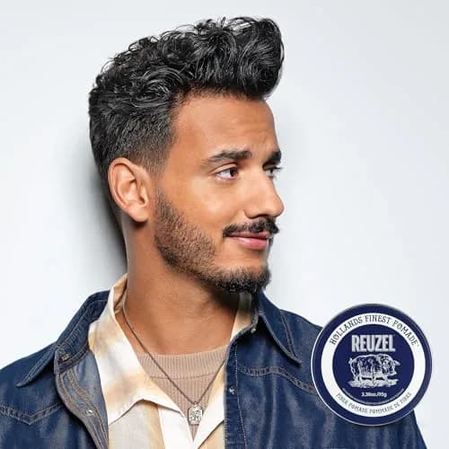 REUZEL Fiber Pomade Strong Hold Low Shine 3.38 oz | Water-Based, Natural Finish, Flexible Control thumbnail 6