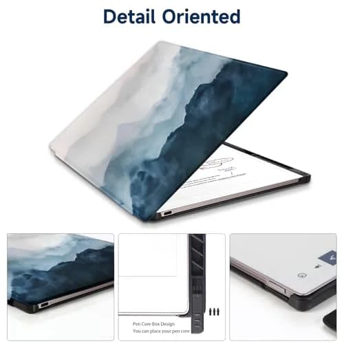 QIOFEARTH Case for Remarkable Paper Pro Tablet 11.8" (2024) | Misty Mountain Folio with Auto Sleep/Wake & Pen Holder thumbnail 3