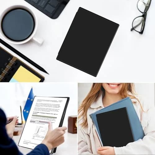 QIOFEARTH Case for Remarkable Paper Pro Tablet 11.8" (2024) Black Folio with Auto Sleep/Wake & Pen Holder | Hard Back Shell Protective Book Cover thumbnail 6