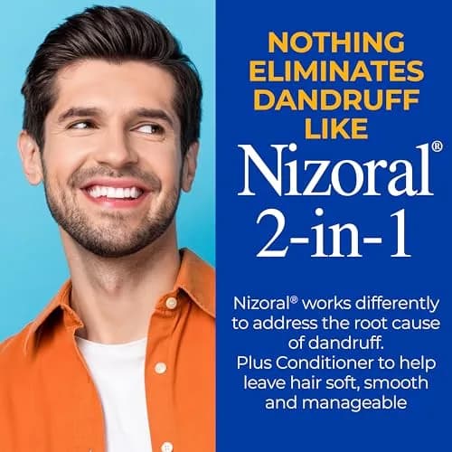 Nizoral 2-in-1 Anti Dandruff Shampoo and Conditioner, 414ml (14 Fl Oz) | Ketoconazole 1% for Scalp Health thumbnail 3