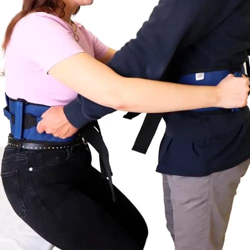 PEPE Mobility Gait Belt with 7 Handles & 2 Units | Patient Transfer & Lifting Aid for Elderly & Disabled thumbnail 9