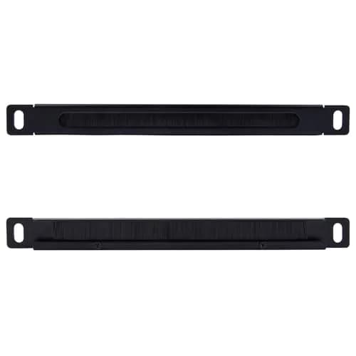 GeeekPi 0.5U Brush Cable Manager Rack Mount for 10" Server Rack | Cable Entry Brush Strip for Organized Management thumbnail 3