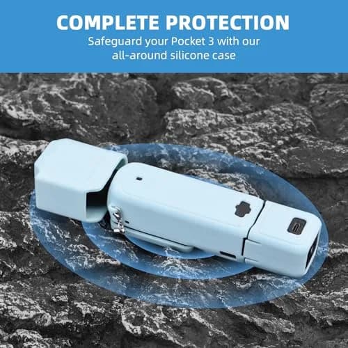 BRDRC Pocket 3 Silicone Cover for DJI OSMO Pocket 3 | Scratch-Resistant Skin & Anti-Loss Strap thumbnail 6