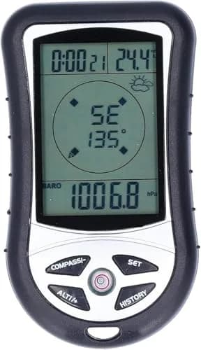 Kodrily Digital Altimeter, Compass & Thermometer | 8-in-1 Hiking Tool, -2300 to 29500FT, 1100MBAR, 0°C-60°C | India Import thumbnail 1