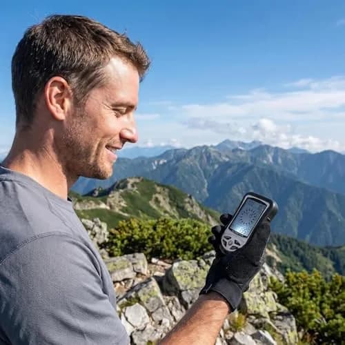 Kodrily Digital Altimeter, Compass & Thermometer | 8-in-1 Hiking Tool, -2300 to 29500FT, 1100MBAR, 0°C-60°C | India Import thumbnail 2