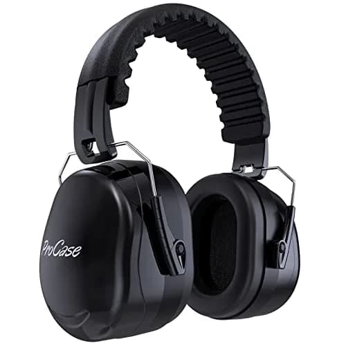 ProCase NRR 32dB Safety Earmuffs, Hearing Protection for Adults & Kids | ANSI Certified Noise Reduction — Navy