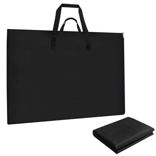 ZKOO Art Portfolio Bag 36 x 48 inch Black | Waterproof & Lightweight for Artwork thumbnail 1
