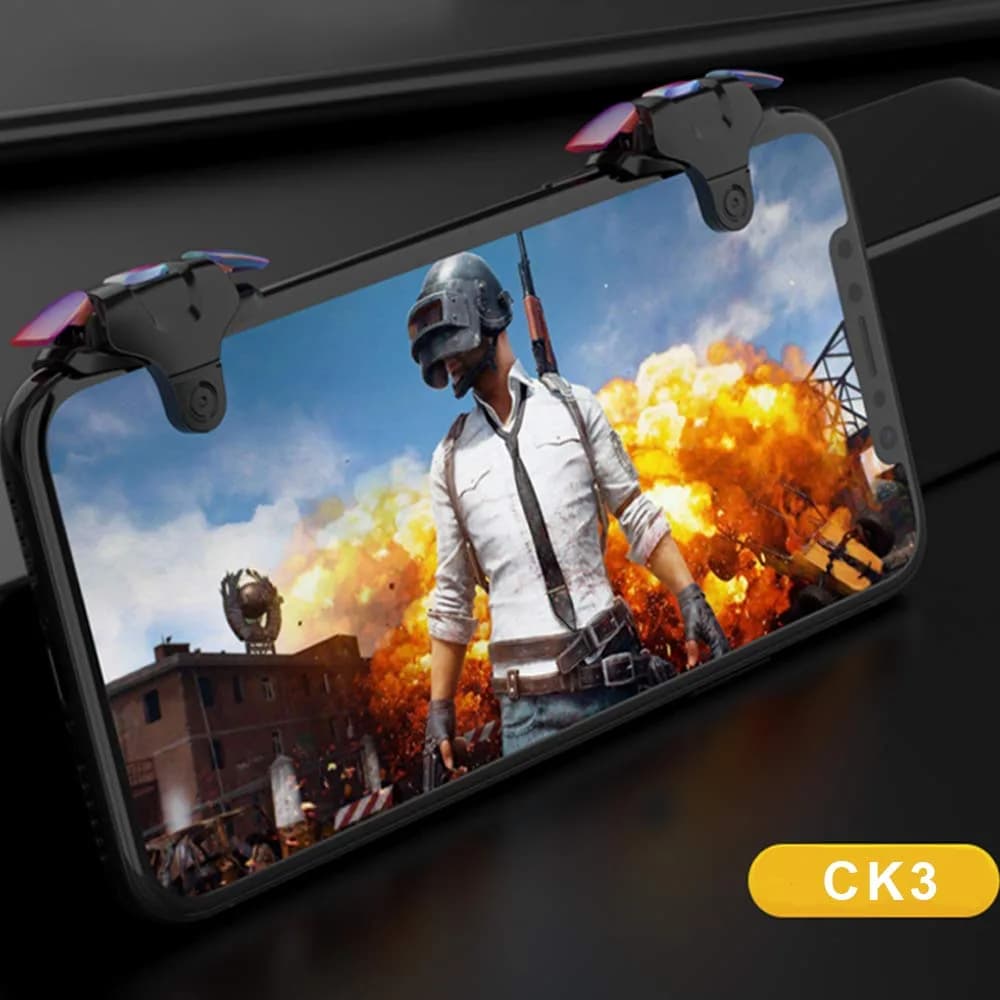 GOFOYO CK3 Mobile Triggers with 3 Pair Finger Sleeves | Responsive Gaming Controller for iPhone & Android Phones - view 5