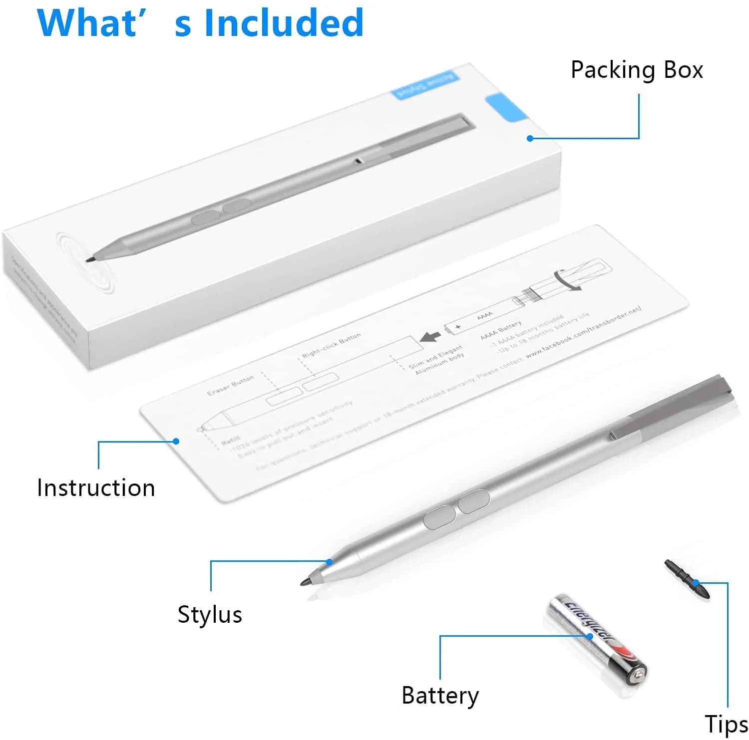 ANYQOO MPP Pen for HP Omnibook X Flip/Envy/Spectre/Pavilion x360 with 300-Day Battery | Platinum - view 9