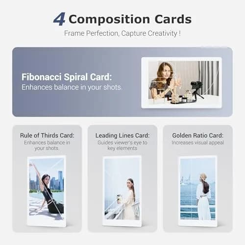 JJC 11 Pcs Composition Viewfinder View Catcher Tool for Artist Painter Sketcher | Photography & Drawing Aid thumbnail 4