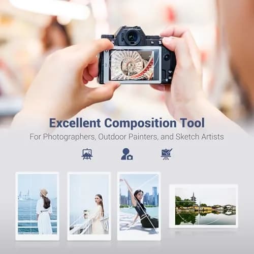 JJC 11 Pcs Composition Viewfinder View Catcher Tool for Artist Painter Sketcher | Photography & Drawing Aid thumbnail 2