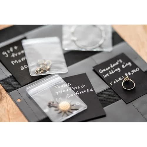 Hibana Jewelry Storage Home Edition - Graphite | Organizer for 85 pcs, Anti-Tarnish Ziplock Pouches thumbnail 9