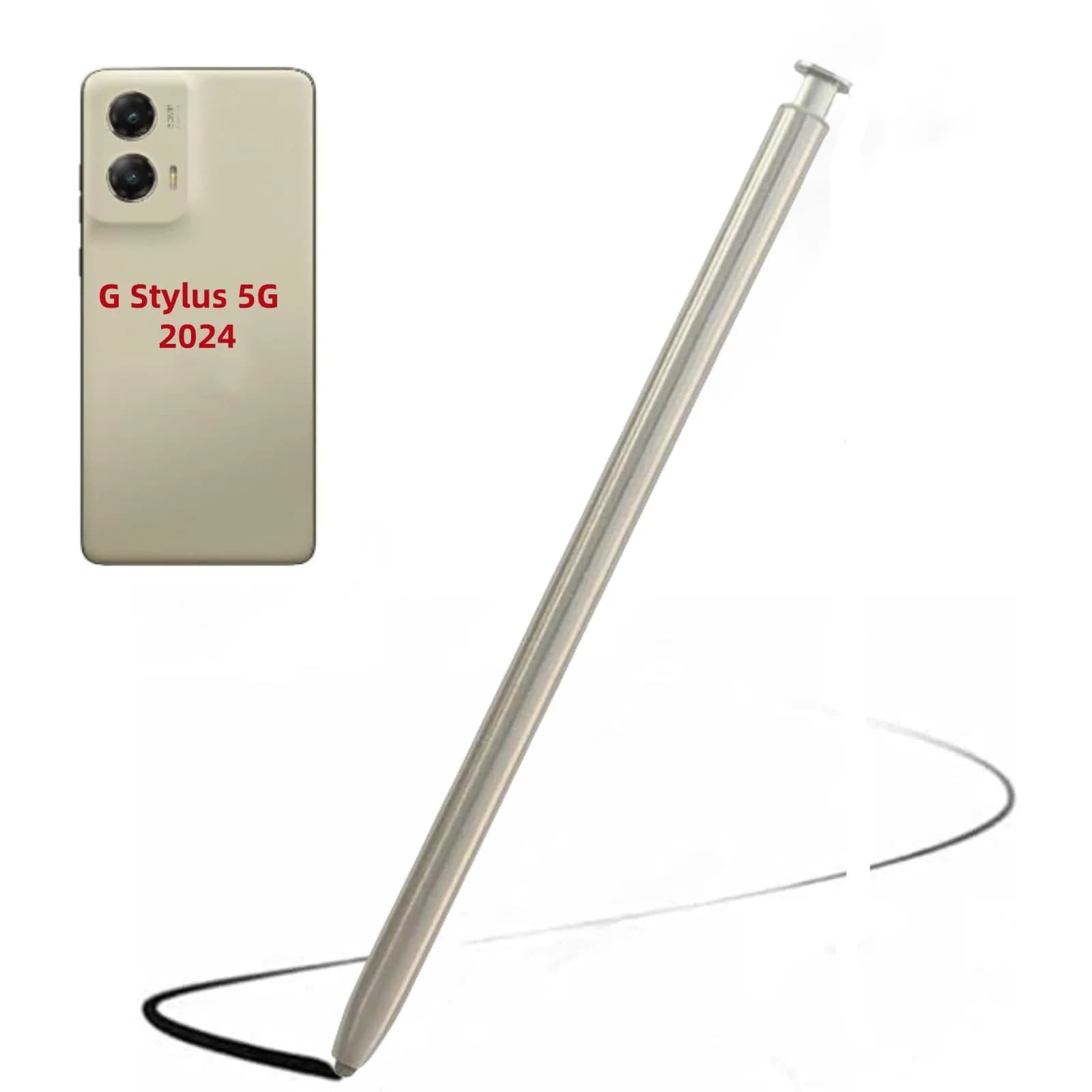 Qenw Stylus Pen for Moto G Stylus 5G 2024 Caramel Latte | Precise Touch Control, No Batteries
